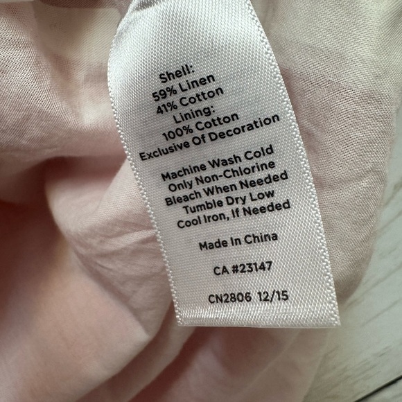 Talbots Coral and White Dress size 14 - Picture 4 of 9